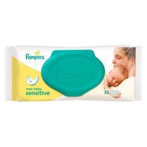 Image of Pampers New Baby Sensitive 50 Wipes