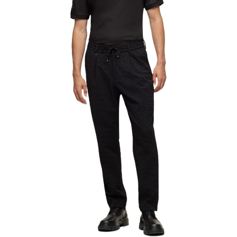 Image of Boss Mens C Perin Junior Rds Tailored Trousers Black male 28W R