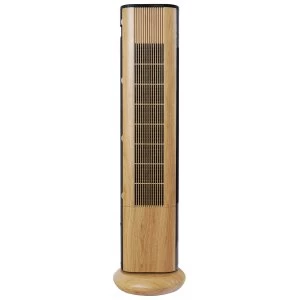 Image of Igenix DF0038OAK 36-Inch Digital Tower Fan with DC Motor - Oak
