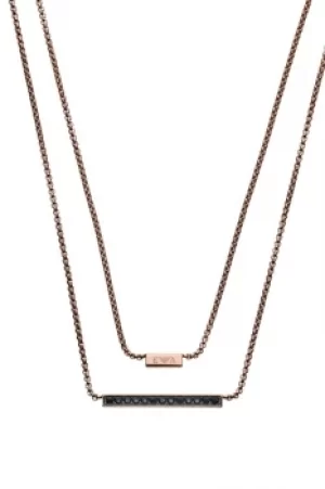 Image of Emporio Armani EGS2447221 Rose Gold Plated Necklace