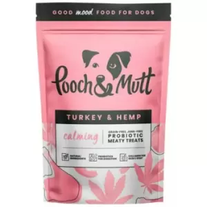 Image of Pooch and Mutt Turkey and Hemp Calming Meaty Dog Treats 120g