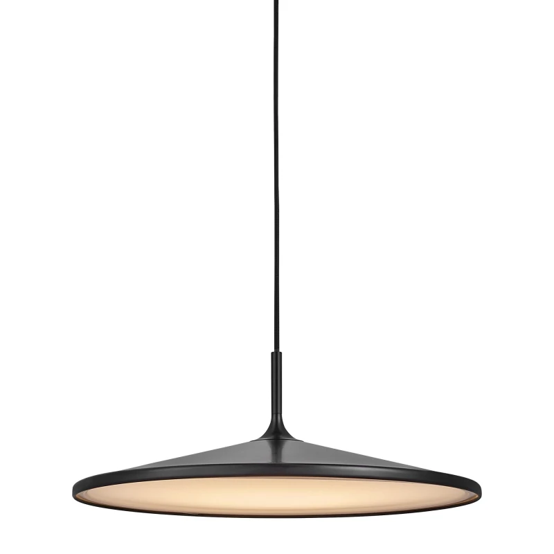 Image of Nordlux Balance Indoor Pendant Light Black Metal Intergrated LED 3-Level Dimming - Mains Powered, IP20 Black Unisex