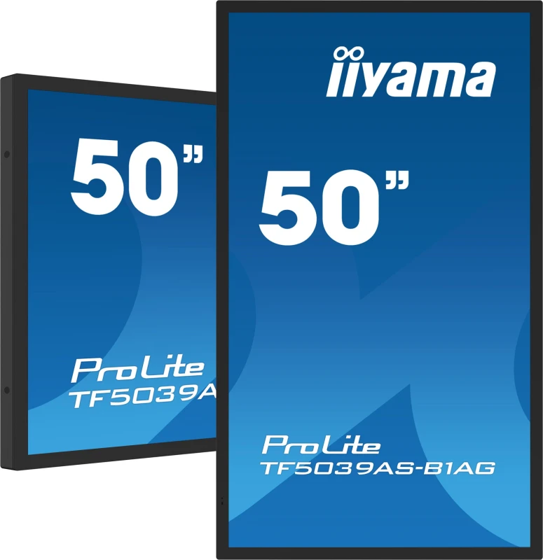 Image of iiyama iiyama TF5039AS-B1AG computer monitor 125.7cm (49.5") 3840 x 2160 pixels 4K Ultra HD LED Touch Screen Black TF5039AS-B1AG