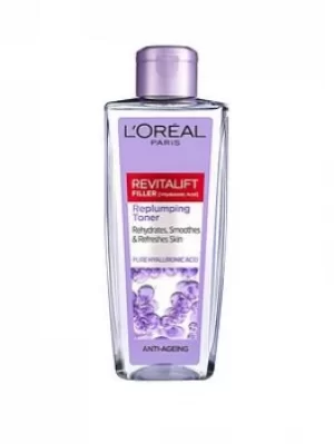 Image of LOreal Revitalift Filler Replumping Hyaluronic Face Toner