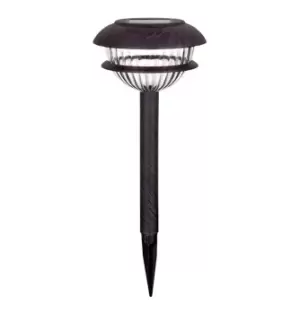 Image of Duracell Solar LED Path Light Solar Cool White Black 4-Pack