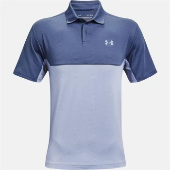 Image of Urban Armor Gear Colour Block Performance Polo Shirt Mens - Blue