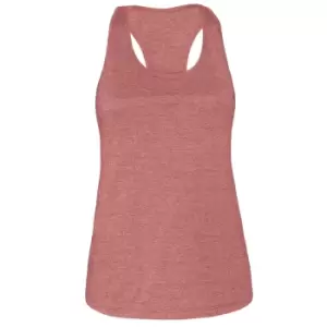 Image of Bella + Canvas Womens/Ladies Racerback Tank Top (S) (Heather Mauve)