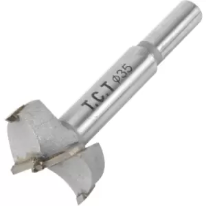 Image of Toolpak TCT Hinge Cutter Bit 35mm Tungsten Carbide