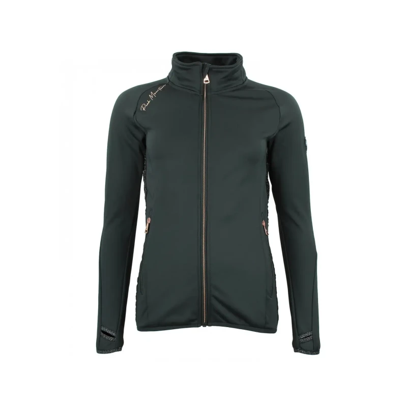 Image of Womens jacket Peak Mountain Polarshel Aclimawz Noir Female S