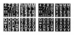 Image of Bi-Office Magnetic Letters Nos And Symbols 19mm