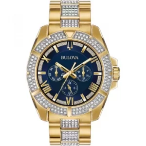 Image of Mens Bulova Crystal Watch
