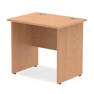 Image of Trexus Rectangle Panel End Leg 800x600mm Oak Ref MI002906