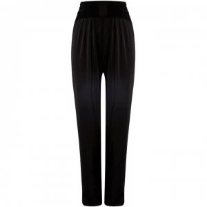 Image of Biba Bow Satin Trousers - Black