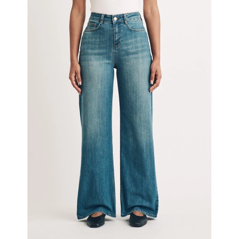 Image of Nobodys Child Wide Leg Jeans Blue female 6 (2XS)