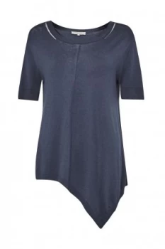 Image of Great Plains Katherine Silk Mix Sweater Blue