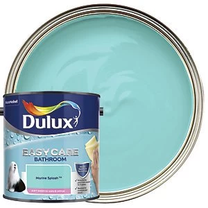 Image of Dulux Easycare Bathroom Marine Splash Soft Sheen Emulsion Paint 2.5L
