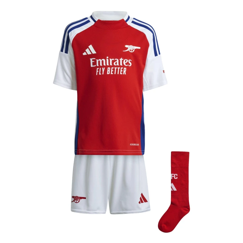Image of adidas Arsenal Home Minikit 2024 2025 Infants - Red Red 4 - 5 Years