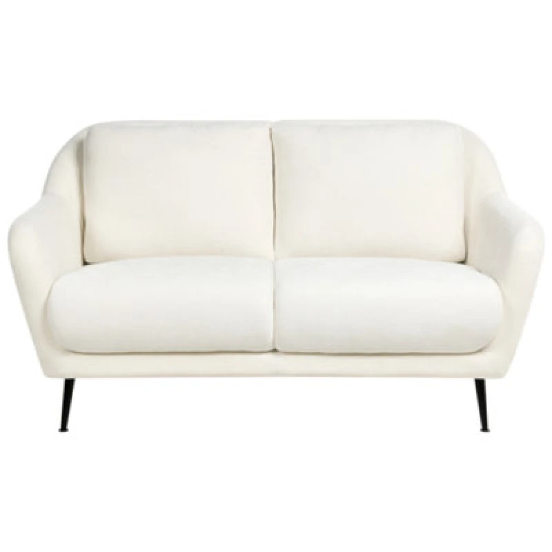 Image of Beliani Sofa 2 Seater Eiby Chenille White