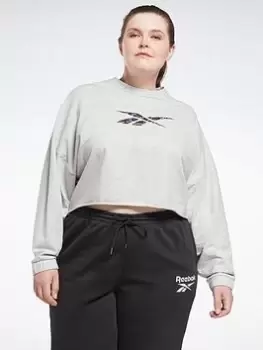 Image of Reebok Modern Safari Coverup (plus Size), Black, Size 1X, Women