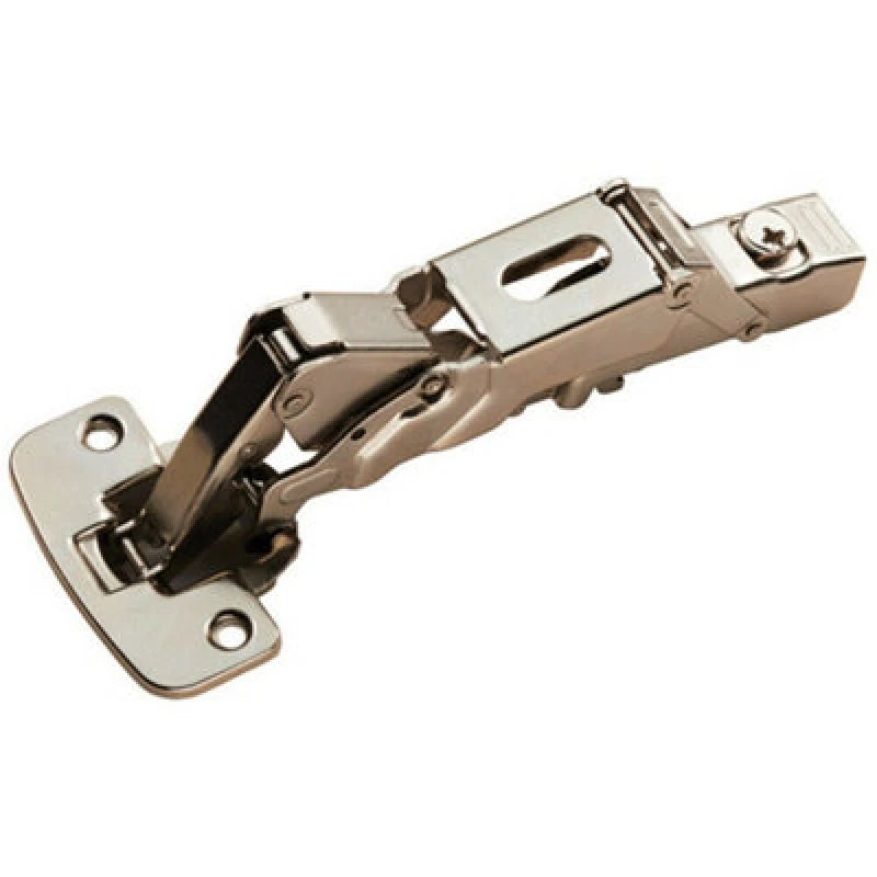 Image of Loops Soft Close Cupboard Hinges 170 Degree Opening Angle Bright Nickel Plate Metallics