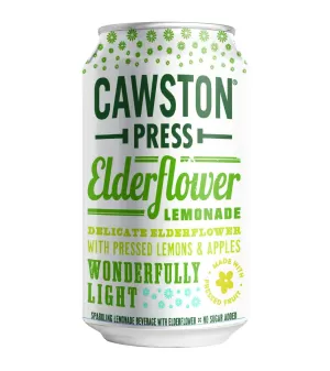 Image of Cawston Press Sparkling Elderflower Lemonade Can 330ml