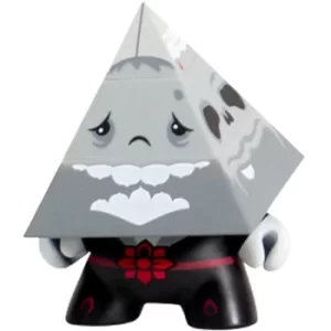 Image of Kidrobot Pyramidun Dunny 3" Gray