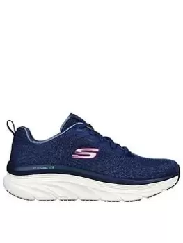 Image of Skechers D'lux Walker Daily Beauty Trainers, Navy, Size 3, Women