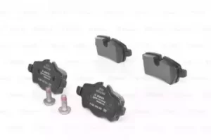 Image of Bosch 0986494242 BP1305 Brake Pad Set Disc Brake Rear Axle