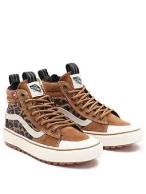 Image of Vans Ua Sk8-hi Mte-2, Tan/Leopard, Size 4, Women