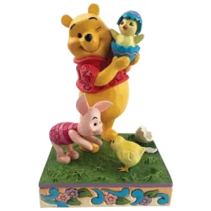 Image of Disney Traditions Winnie the Pooh Easter Pooh And Piglet Figurine