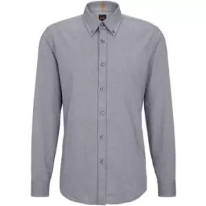 Image of Boss Rickert Long Sleeve Shirt - Grey