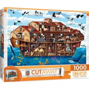 Image of Masterpieces Puzzle Cutaway Noah's Ark Ez Grip Puzzle 1000 piece jigsaw puzzle