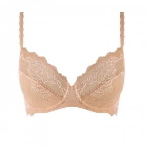 Image of Wacoal Lace Perfection Underwire Bra - CAC Cafe Creme