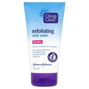 Image of Clean and Clear Exfoliating Daily Wash 150ml