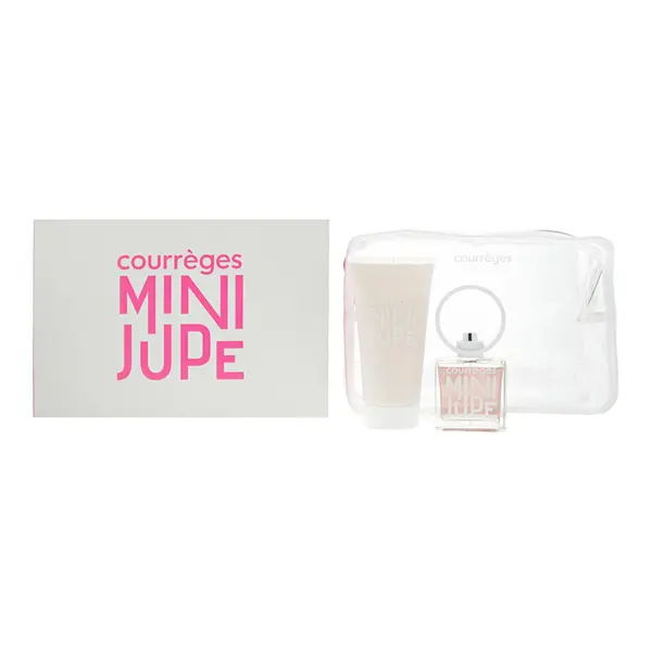 Image of Courreges Mini Jupe 2 Piece Gift Set: Eau de Parfum 50ml - Body Cream 150ml