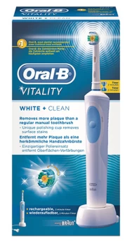 Image of Oral B Vitality D12013w White & Clean Electric Toothbrush
