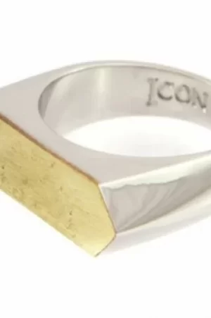 Image of Icon Brand Jewellery Cohesion Ring Size Medium JEWEL P1140-R-SIL-MED