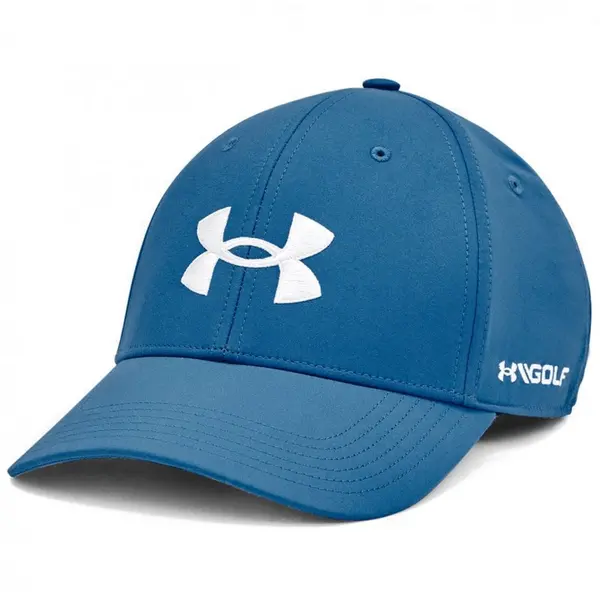 Image of Under Armour Mens Golf96 Hat Photon Blue/White - OSFM