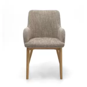 Image of Shankar Sunbrella Tweed Sidcup Dining Chair