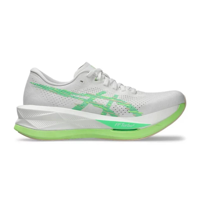 Image of Asics Sonicblast Ekiden White Green SS26 Womens Shoes, Size 42 - EUR
