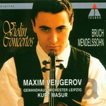 Image of Maxim Vengerov, Kurt Masur & Gewandhausorchester Leipzig - Violin Concertos CD