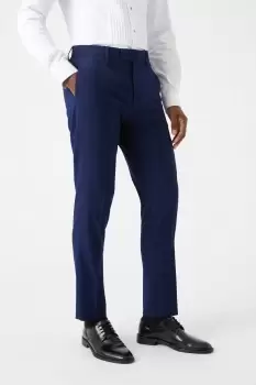 Image of Mens Slim Fit Navy Tuxedo Suit Trousers