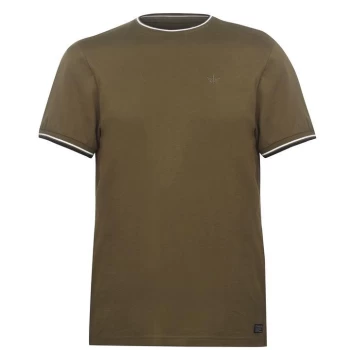 Image of Firetrap Lazer T-Shirt Mens - Olive Night