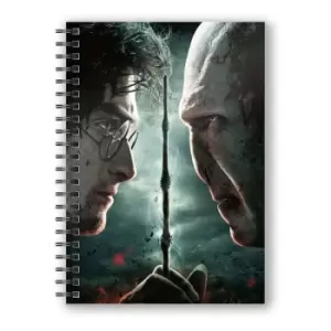 Image of Harry Potter Notebook with 3D-Effect Harry Potter vs. Voldemort