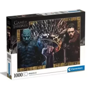 Image of Game of Thrones Jigsaw Puzzle Jon Snow vs. The Night King (1000 pieces)