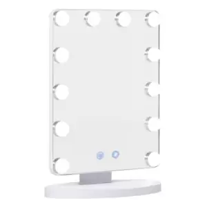Image of Homcom Hollywood Makeup Mirror With LED Dimmable Light Cosmetic Vanity Mirror