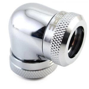 Image of XSPC 14mm Rigid Tubing Elbow Fitting (Chrome)