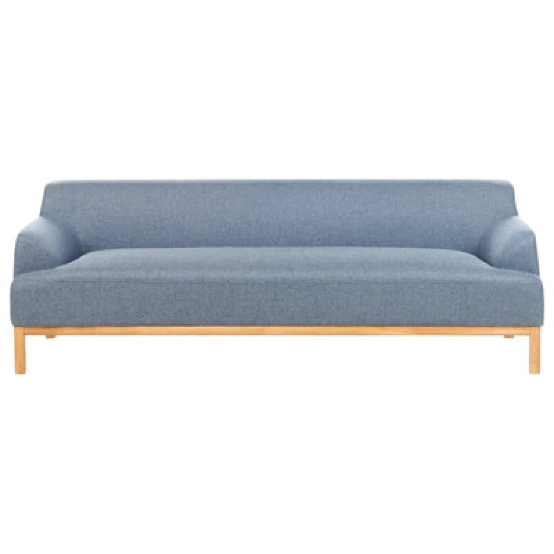 Image of Beliani Sofa 3 Seater Sosjo Fabric Blue