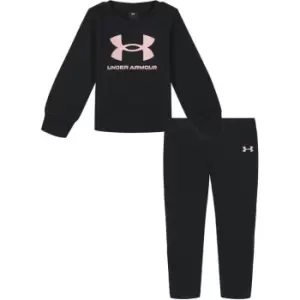 Image of Under Armour Armour Big Logo Set Baby Girls - Black