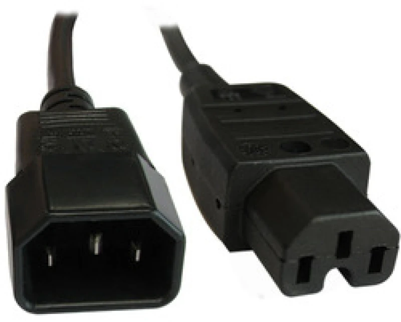Image of Origin Storage 5m Power Cable - PDU to Switch IEC C14(M)-IEC C15(F)